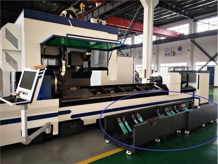 Affordable Price QY Auto Loading And Unloading Round Pipe And Square Pipe High Precision Cut Cnc Fiber Laser Cutting Machine