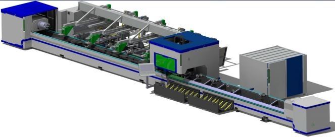 Affordable Price QY Auto Loading And Unloading Round Pipe And Square Pipe High Precision Cut Cnc Fiber Laser Cutting Machine
