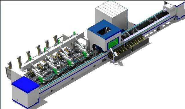 Affordable Price QY Auto Loading And Unloading Round Pipe And Square Pipe High Precision Cut Cnc Fiber Laser Cutting Machine