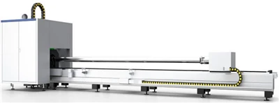 2 Chuck Less Tailing Wastetage เครื่องตัดเลเซอร์ท่อโลหะ CNC / ท่อสำหรับเหล็กกล้าไร้สนิมคาร์บอน Steelb อลูมิเนียม